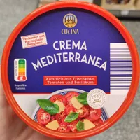Crema Mediterranean Frischkäse Tomaten Basilikum