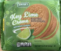 Key Lime Crème Sandwich Cookies