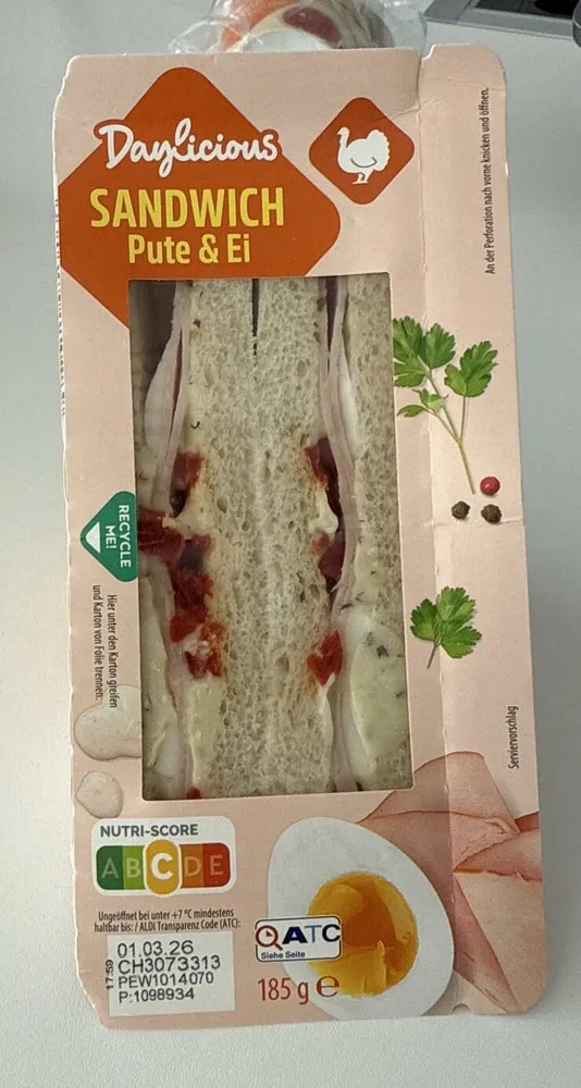 Sandwich - Pute & Ei