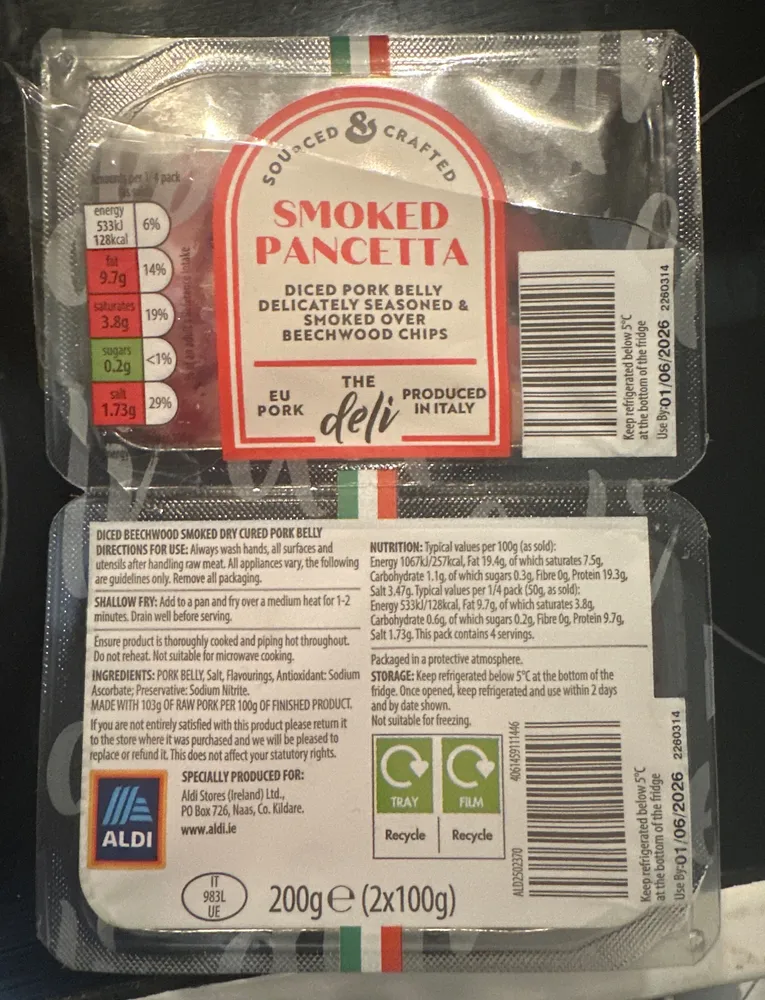 Smocked Pancetta
