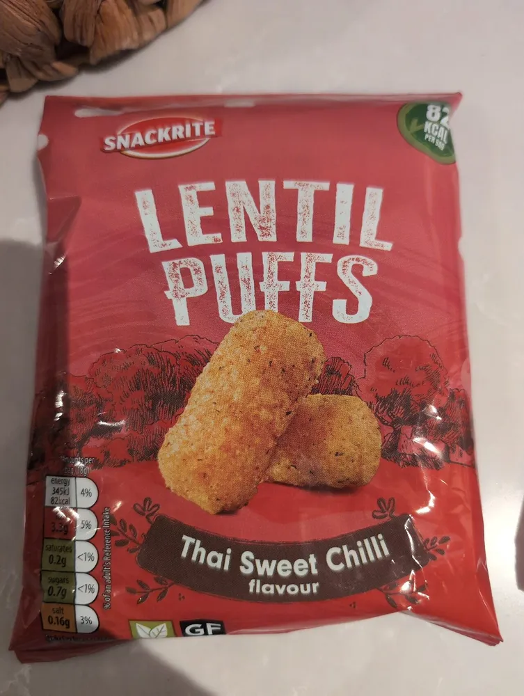 Lentil Puffs Thai Sweet Chilli flavour