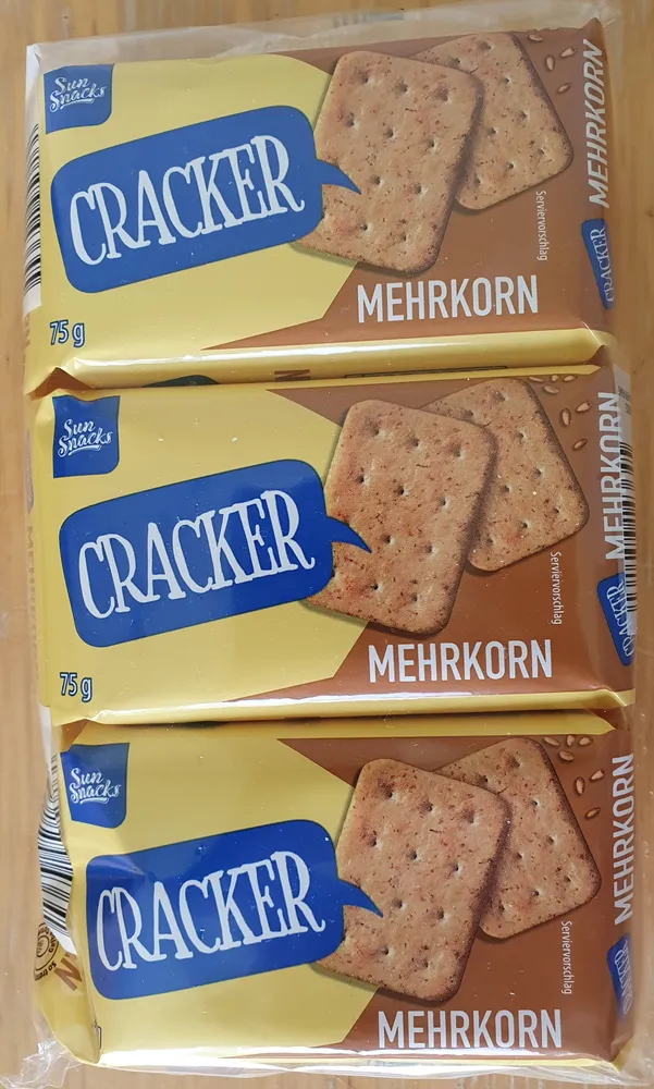 ALDI SUN SNACKS Cracker Mehrkorn -  75g.