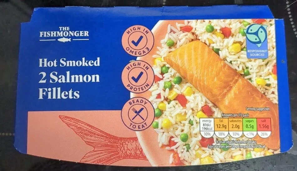 Hot Smoked 2 Salmon Fillets