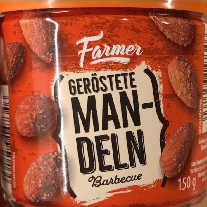 Geröstete Mandeln Barbecue
