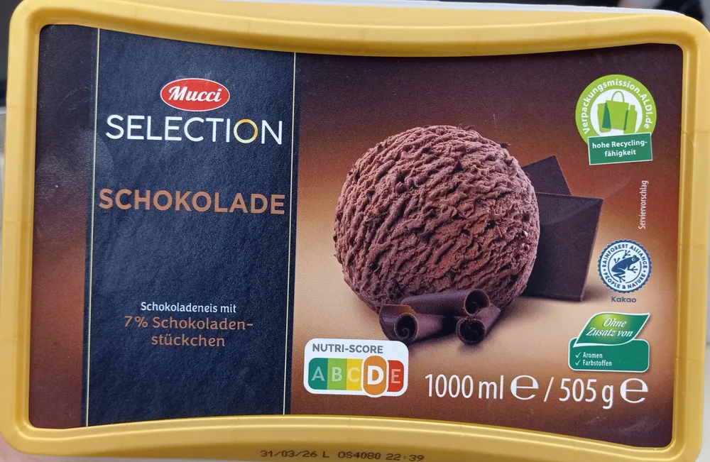 SELECTION Schokoladeneis