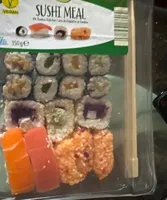 Vegan sushi meal