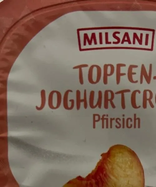 Topfen-Joghurtcreme Pfirsich