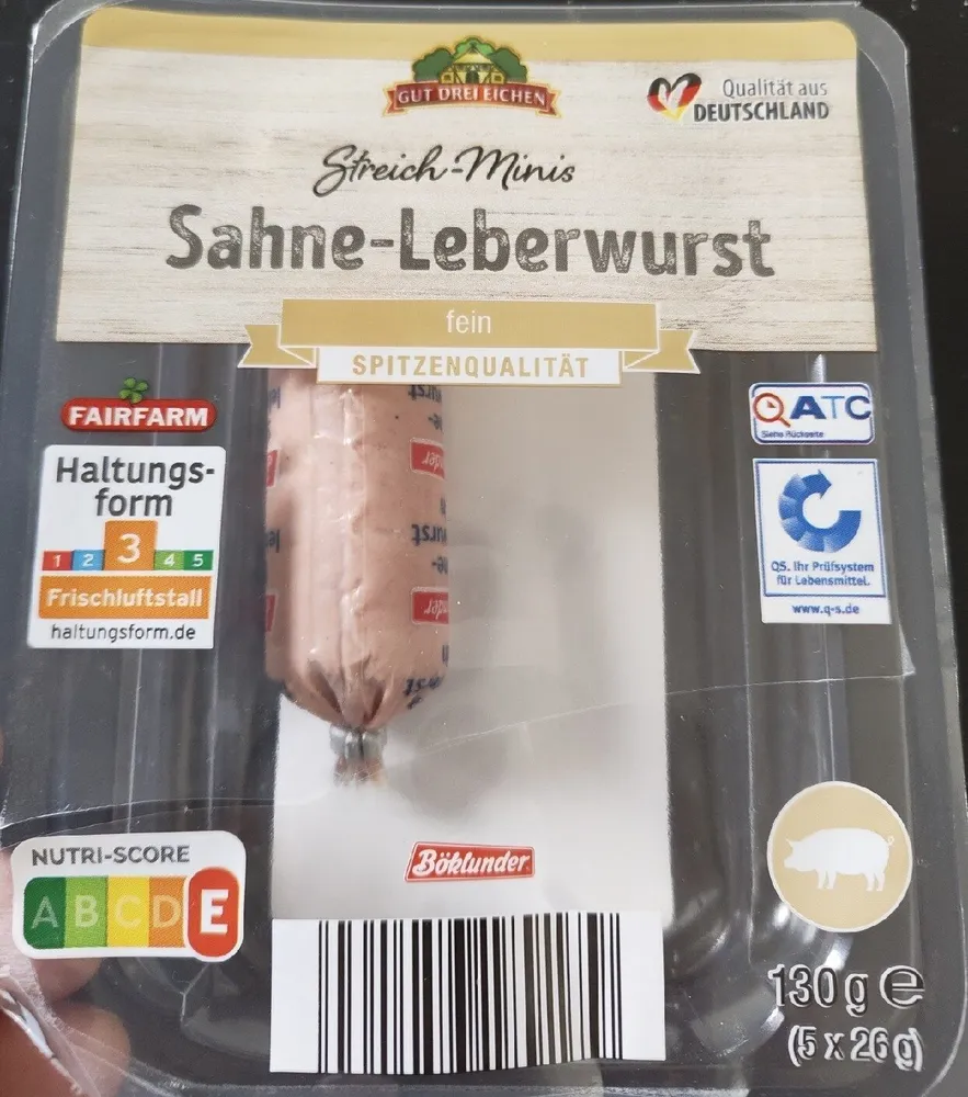 Streich-Minis Sahne-Leberwurst