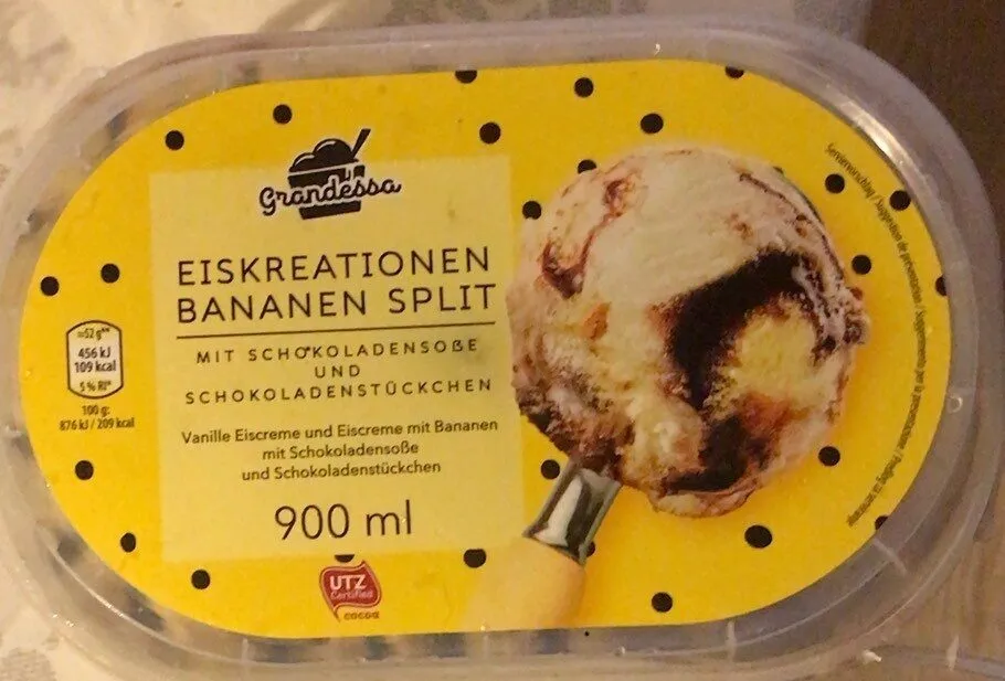 glace bananana split
