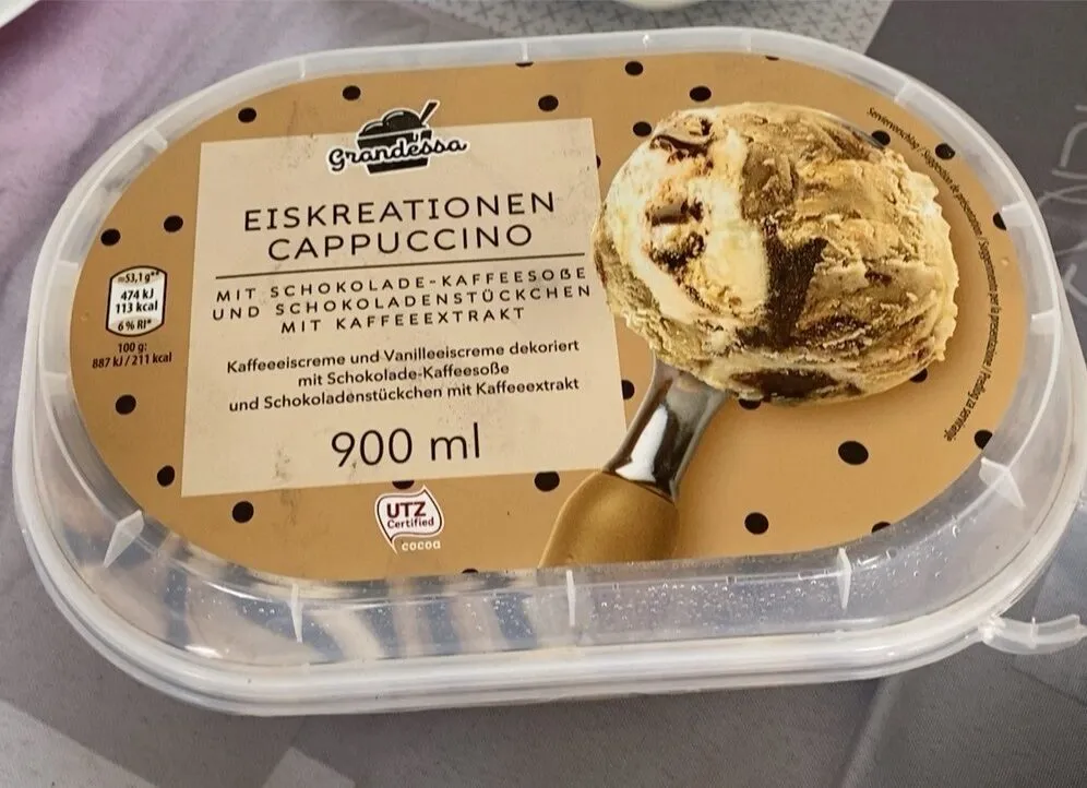 Eiskreationen Capuccino