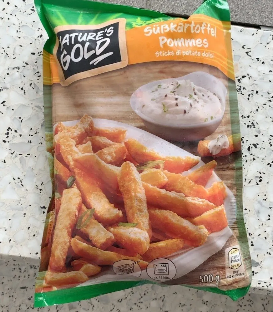 Frites patate douce
