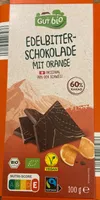Edelbitterschokolade mit Orange