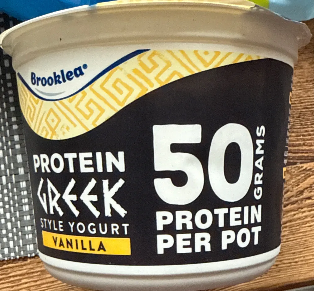 Protein Greek Style Yogurt Vanilla