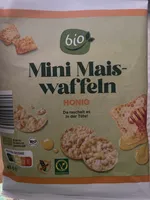 Mini Maiswaffeln Honig
