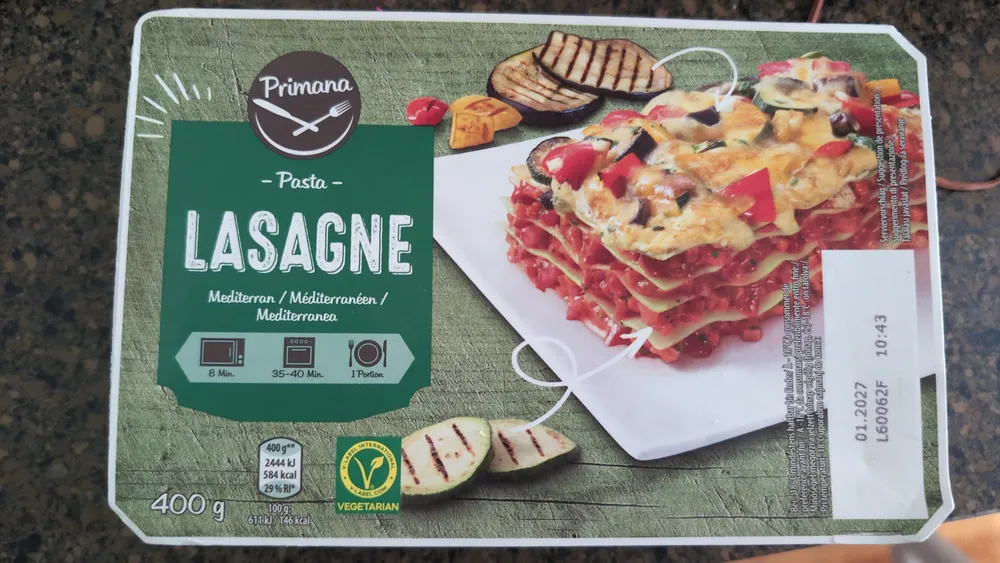 Lasagnes méditerranéens