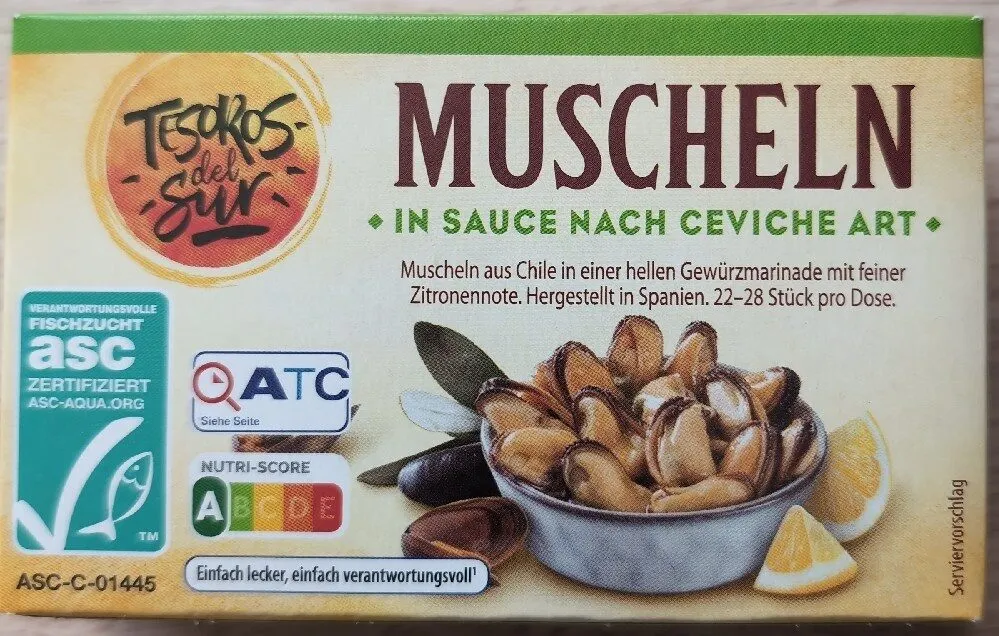 Muscheln in Sauce nach Cevice Art