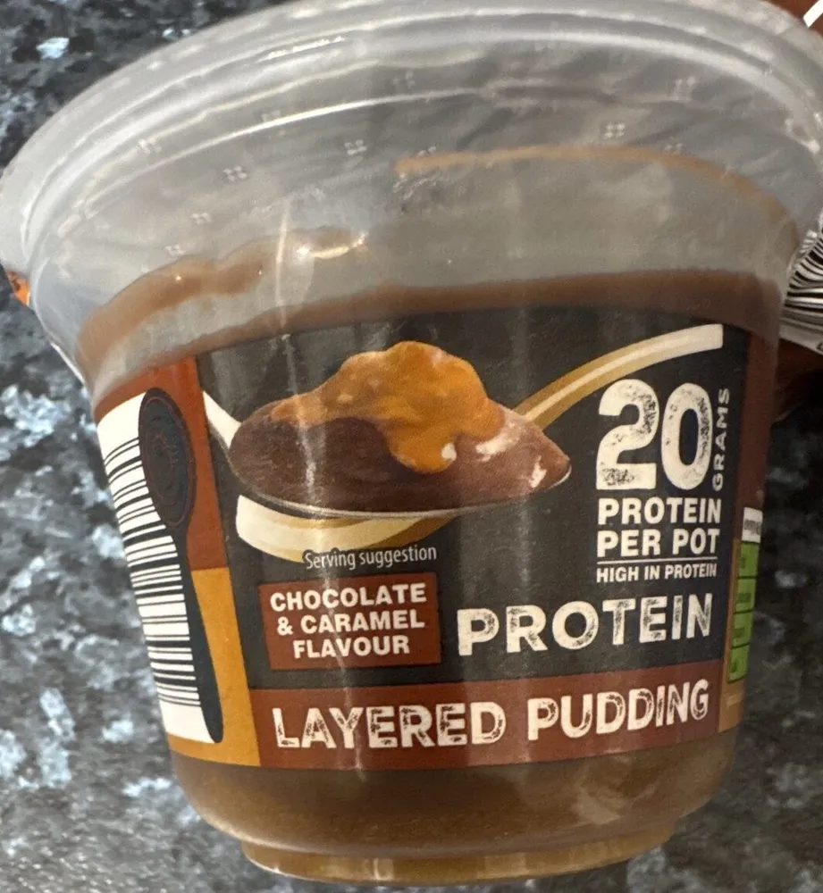Choclate & Caramel Flavour Protein Layered Pudding