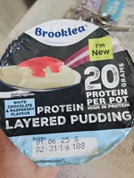 White Chocolate and Raspberry Layered protein pot