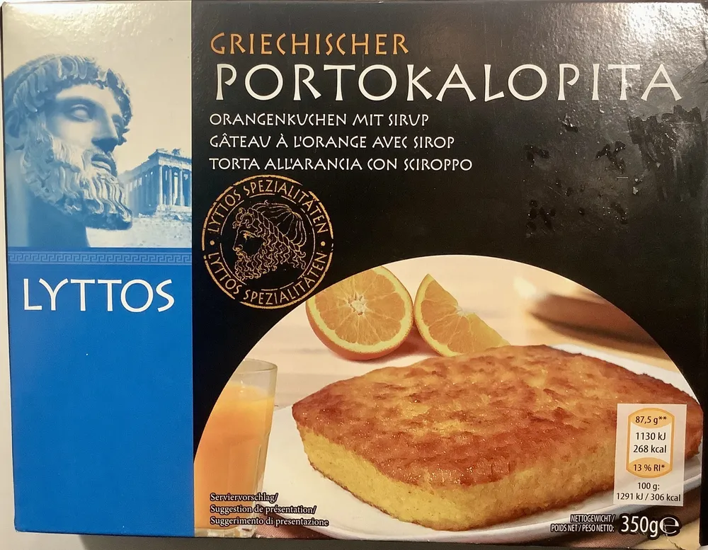 Portokalopita Orangenkuchen mit Sirup