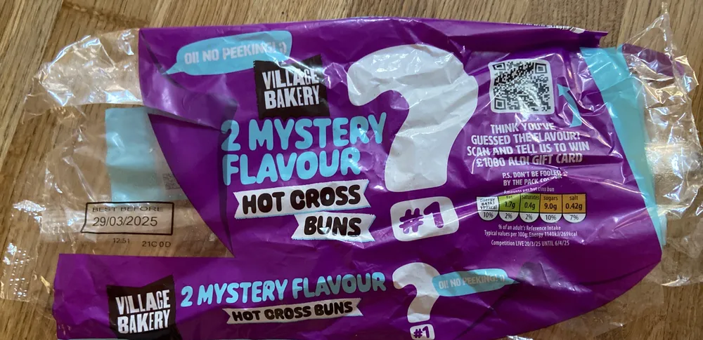 Mystery Hot Cross Bun
