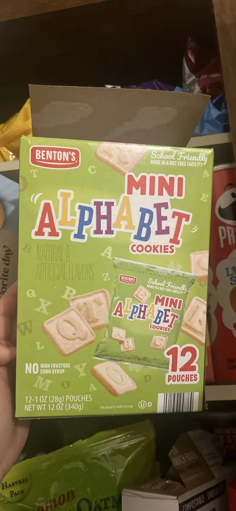 Mini Alphabet Cookies