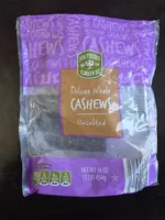 Deluxe Whole Cashews Unsalted