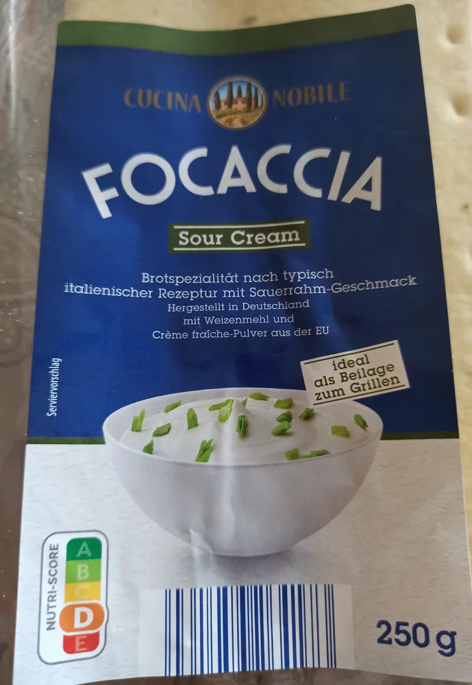 Focaccia - Sour Cream