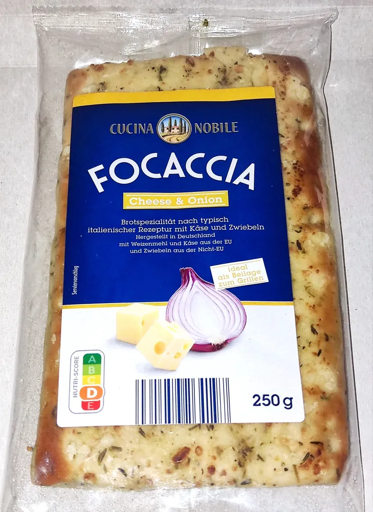 Focaccia - Cheese & Onion