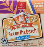 Sex on the Beach - Kaltaufguss-Früchtetee