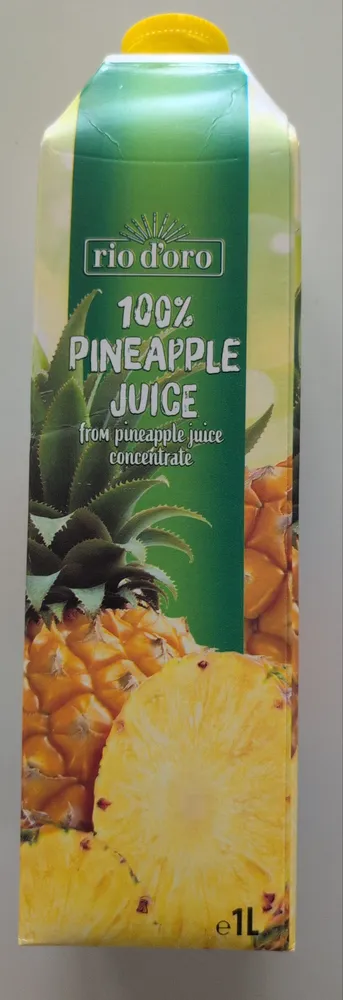 100% Pineapple juice from pineapple concentrate