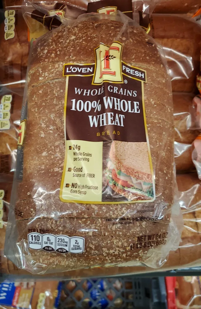 100%whole Wheat Breaf