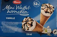 Cornets mini vanille