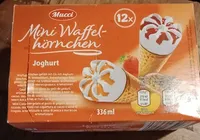 Mini-Waffelhörnchen, Joghurt