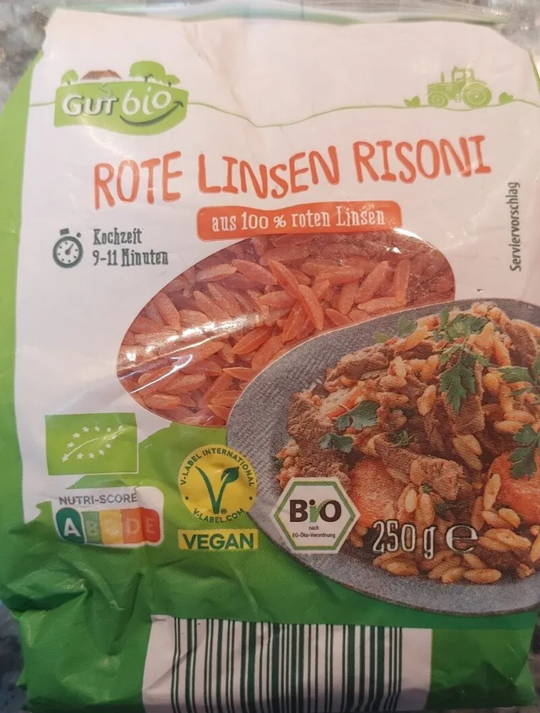 Rote Linsen Risoni