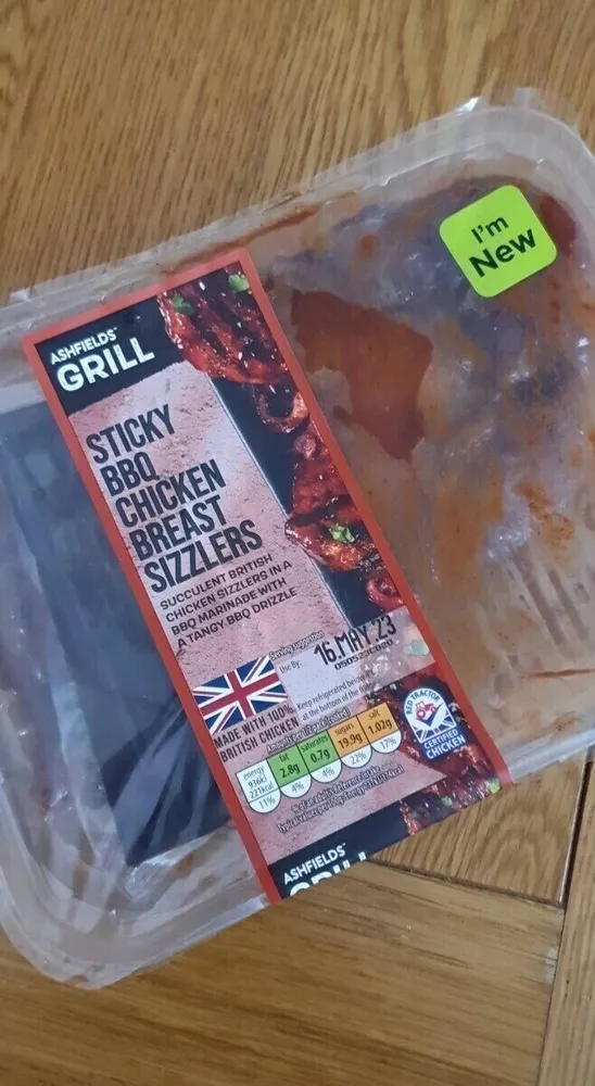 Sticky BBQ Chicken Breast sizzlers