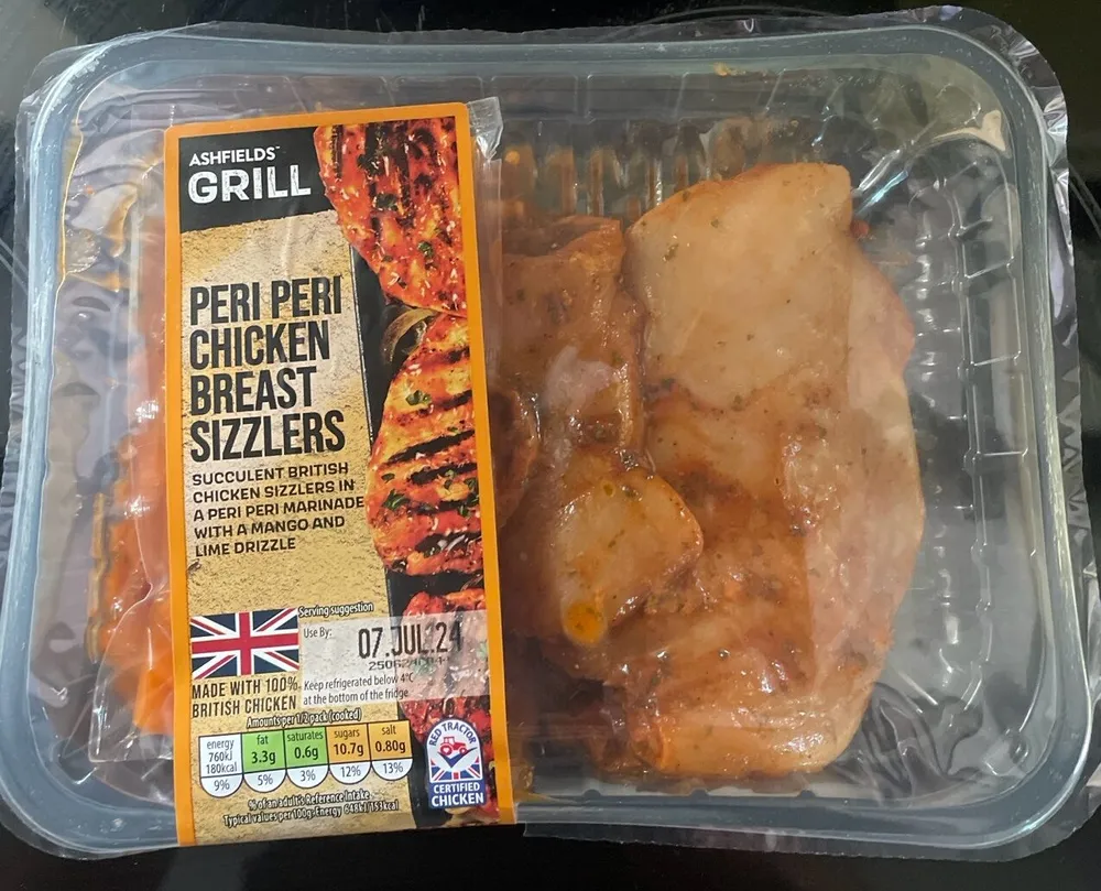 Peri Peri Chicken Breast Sizzlers