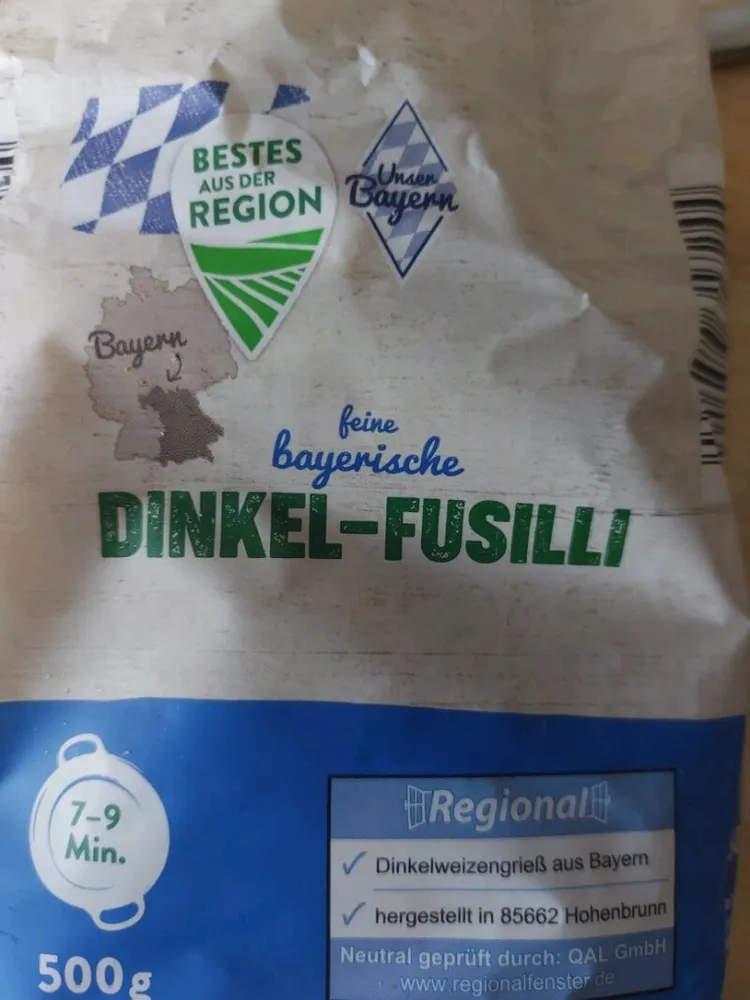 Dinkel-Fusilli