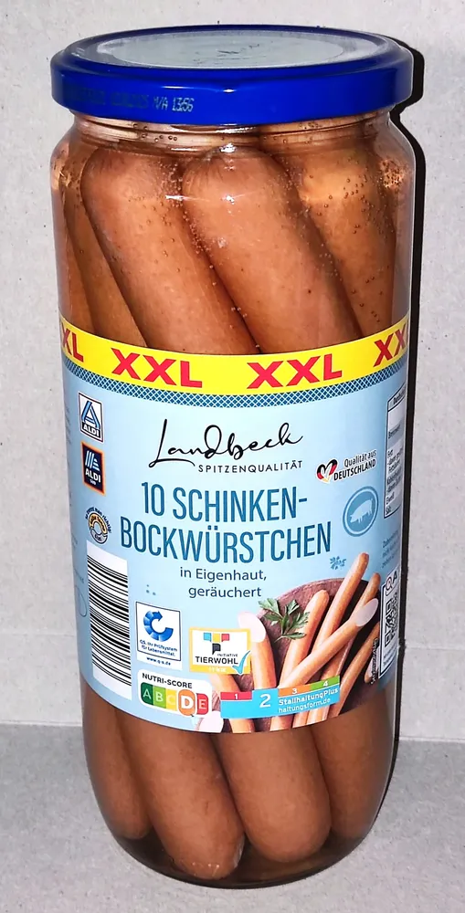 Schinken-Bockwürstchen XXL