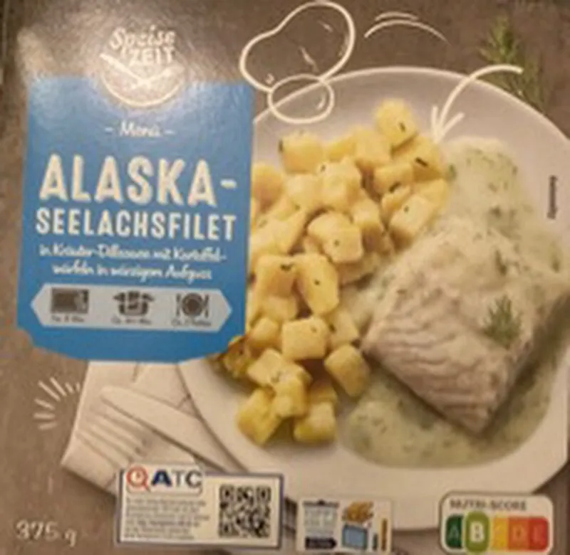 Alaska Seelachs Filet Fertigmenü