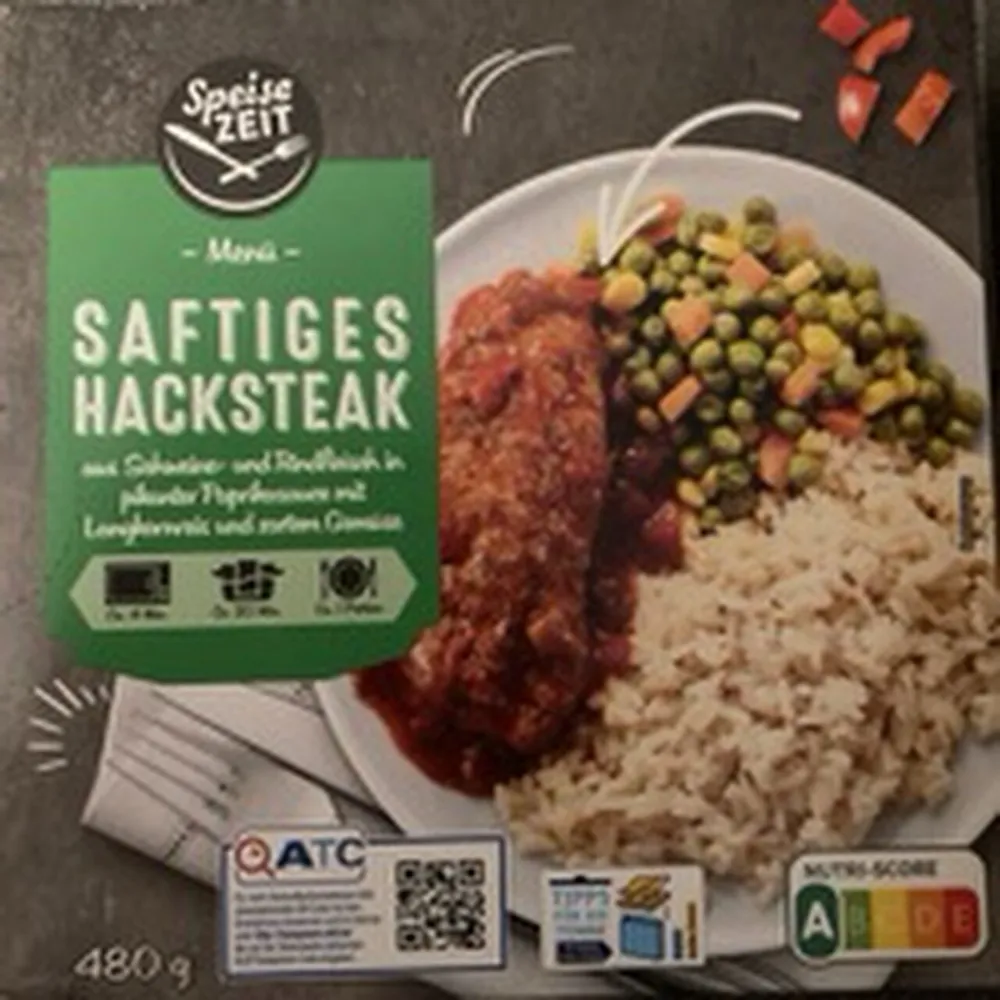 Saftiges Hacksteak