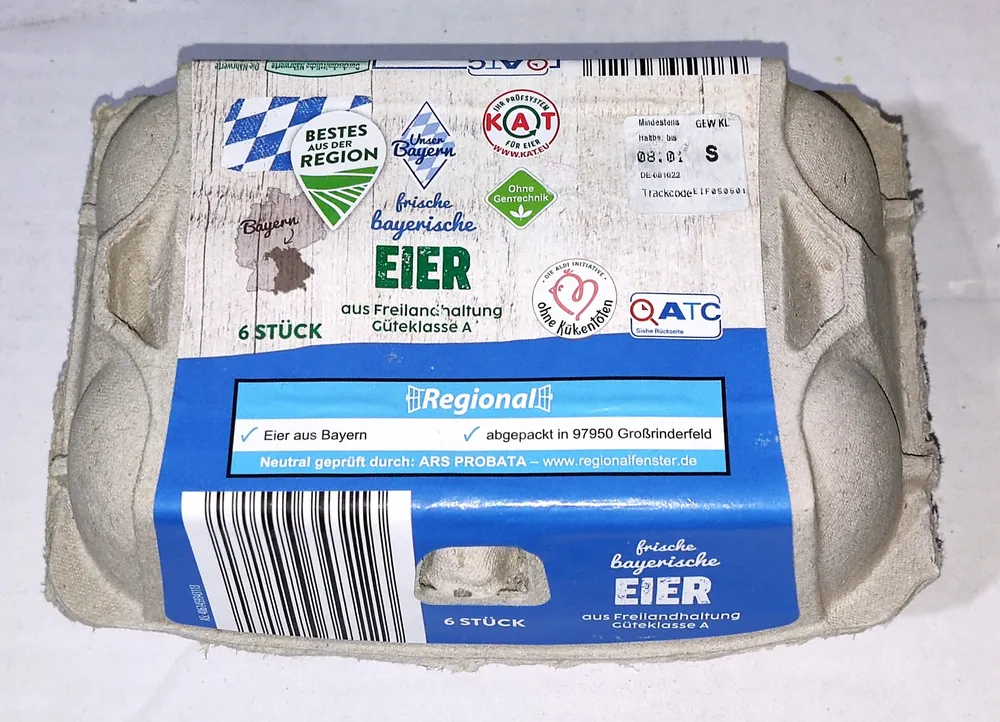 Frische Bayerische Eier aus Freilandhaltung