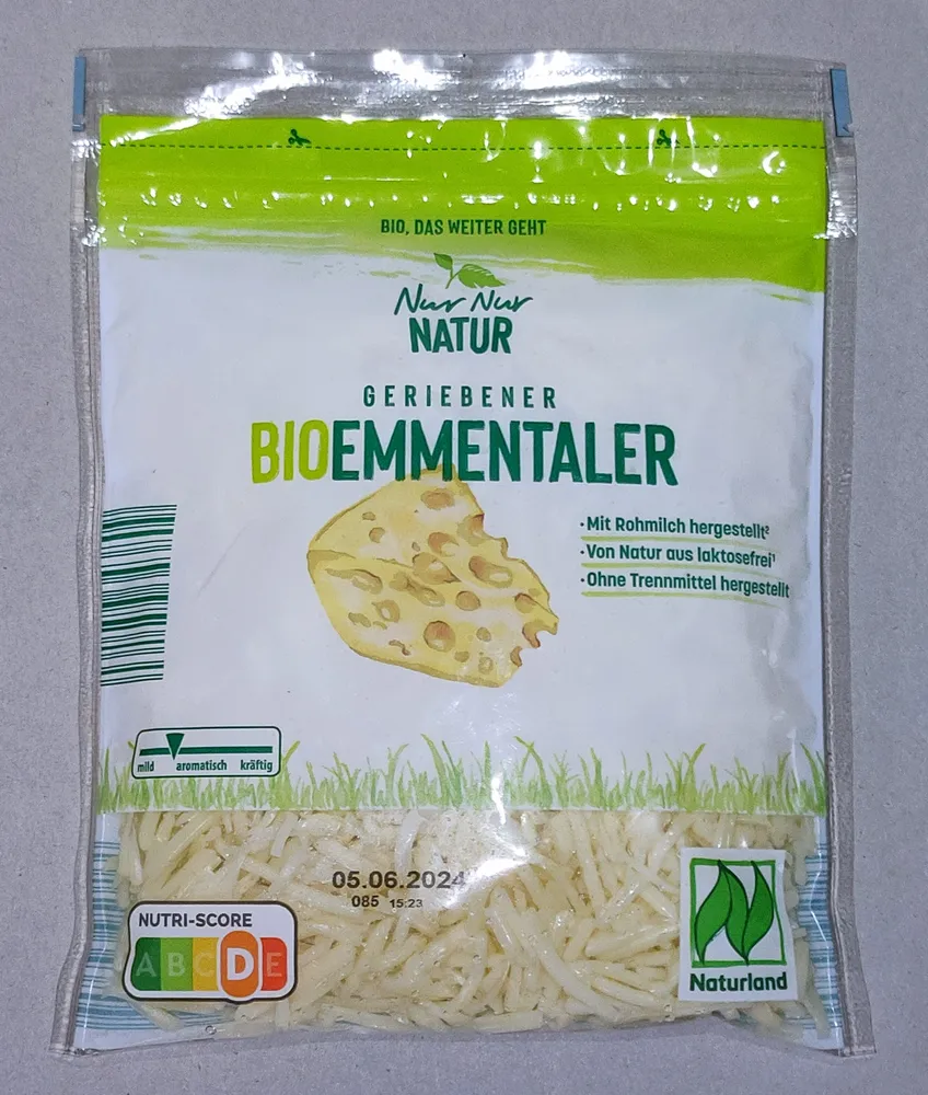Bio-Reibekäse - Emmentaler