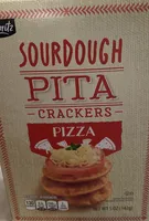 Sourdough Pita Crackers Pizza