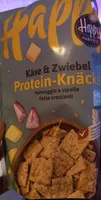 Protei-Knäcke, Käse & Zwiebeln