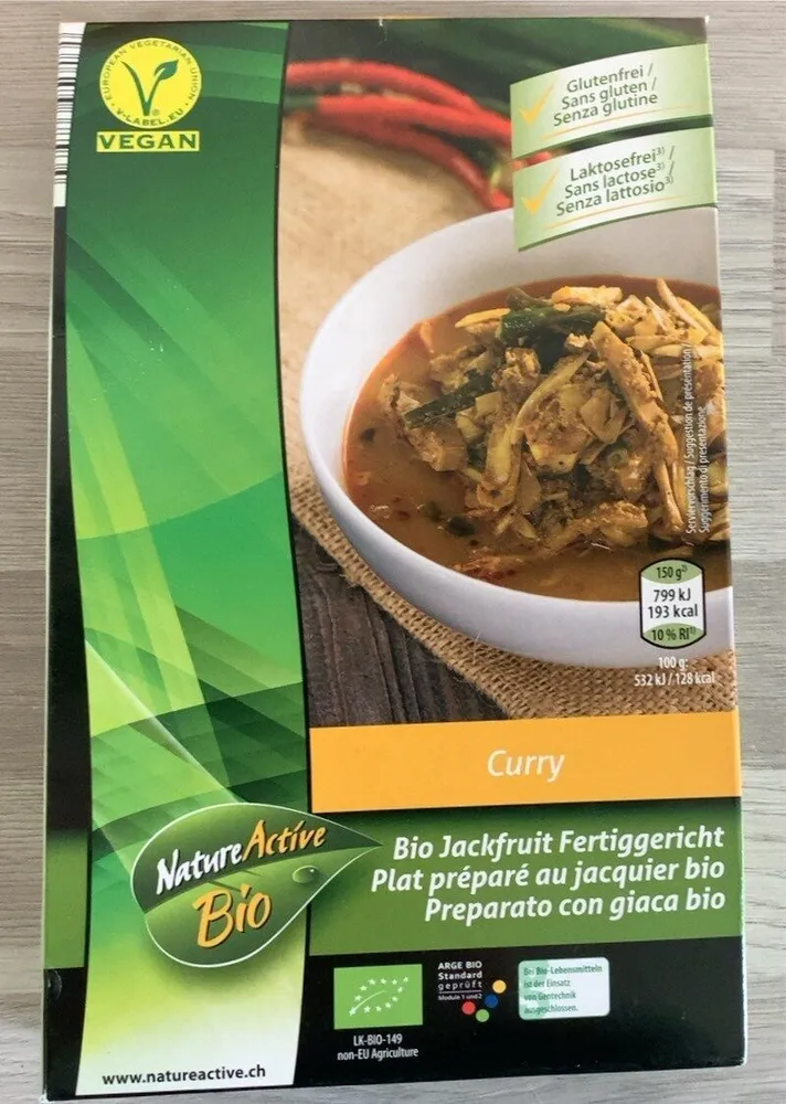 Plat préparé au jacquier bio Curry