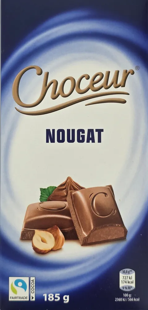 Milchschokolade mit Nougat