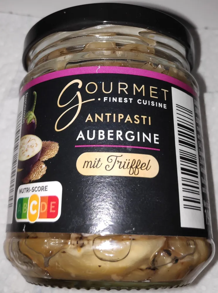 Antipasti Aubergine mit Trüffel in Sonnenblumenöl