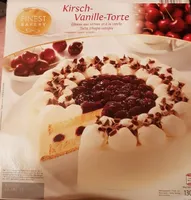 Gâteau aux cerises et à la vanille