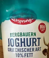 Bergbauern Joghurt griechischer Art 10%