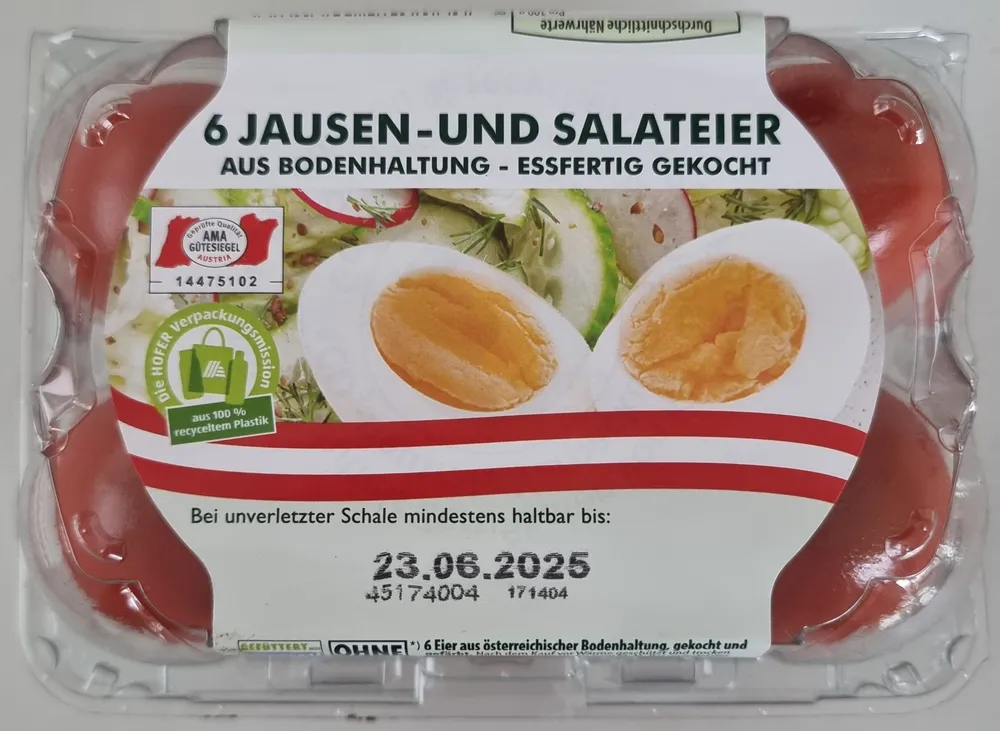 Jausen- und Salateier